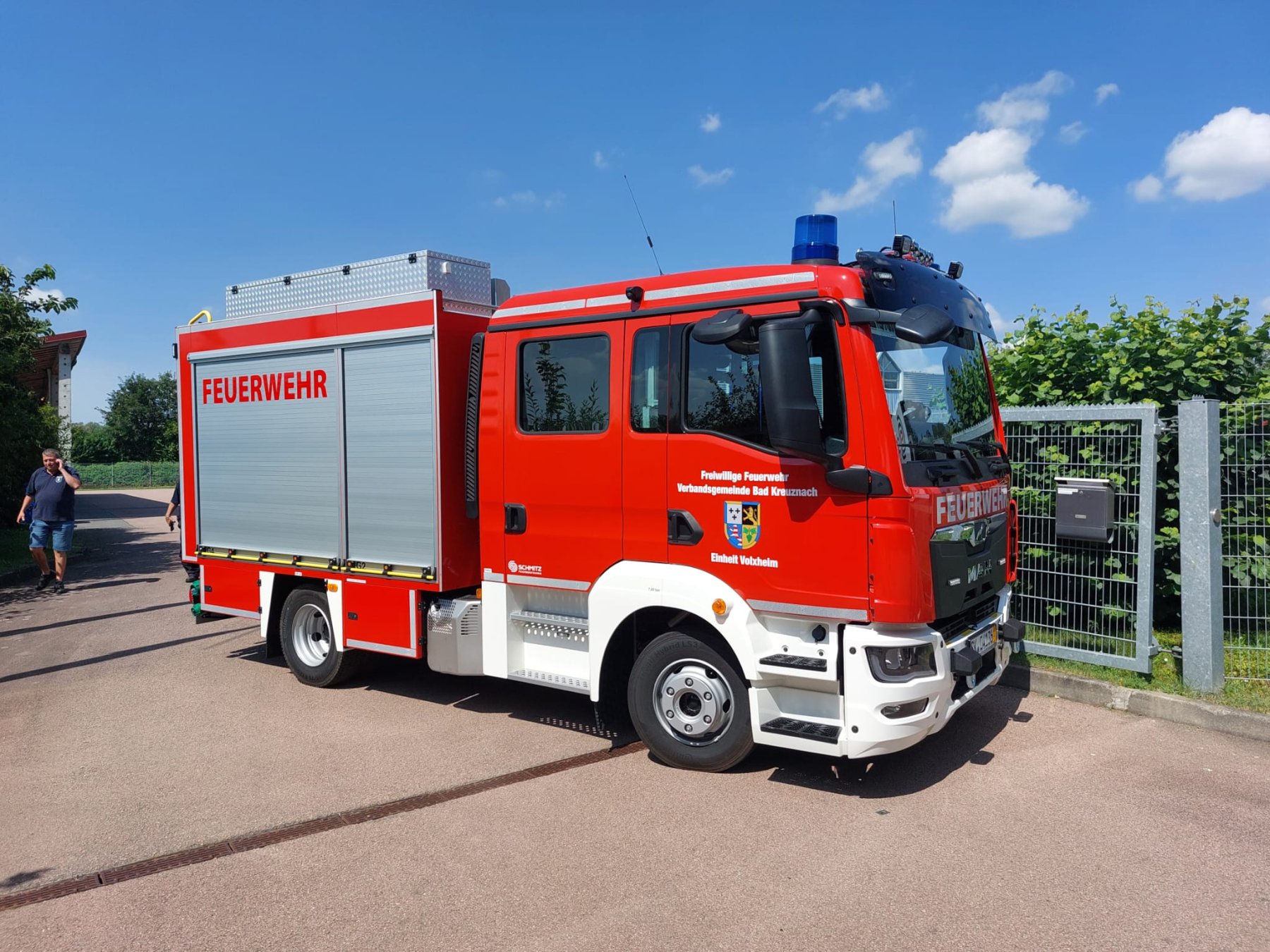 Mittleres Löschfahrzeug (MLF) der Freiwilligen Feuerwehr Volxheim